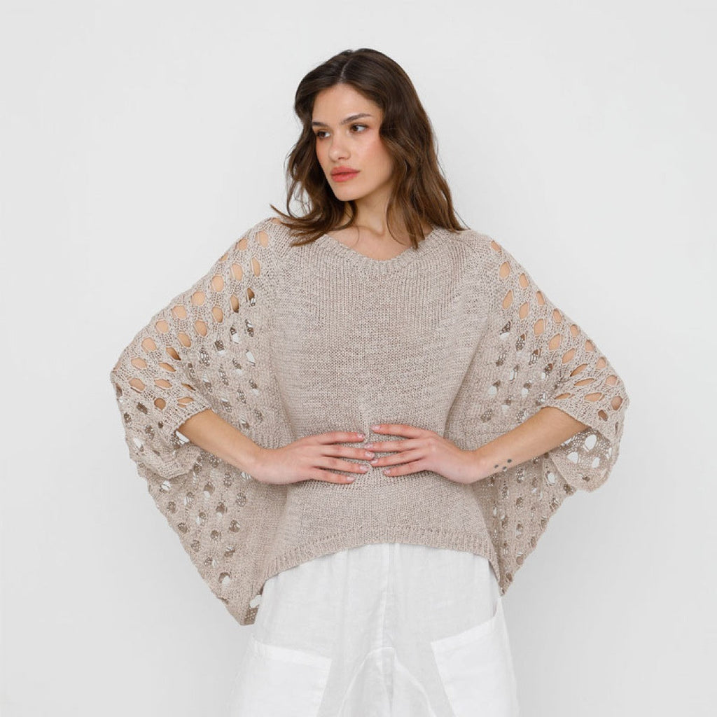 Knitted Poncho NIMAconcept