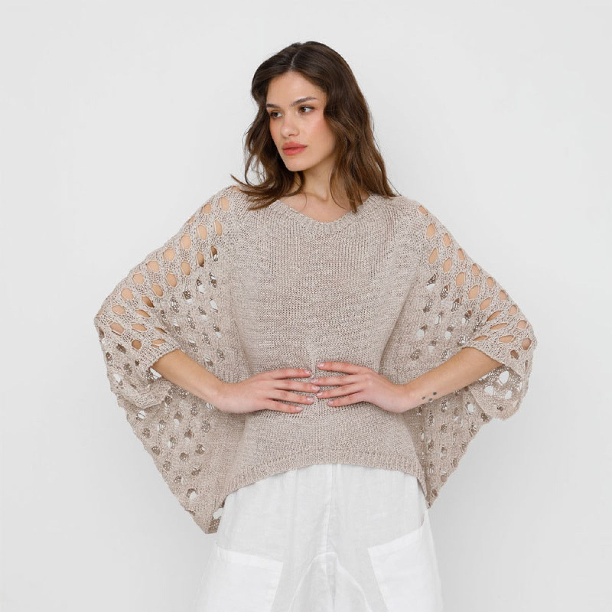 Knitted Poncho NIMAconcept