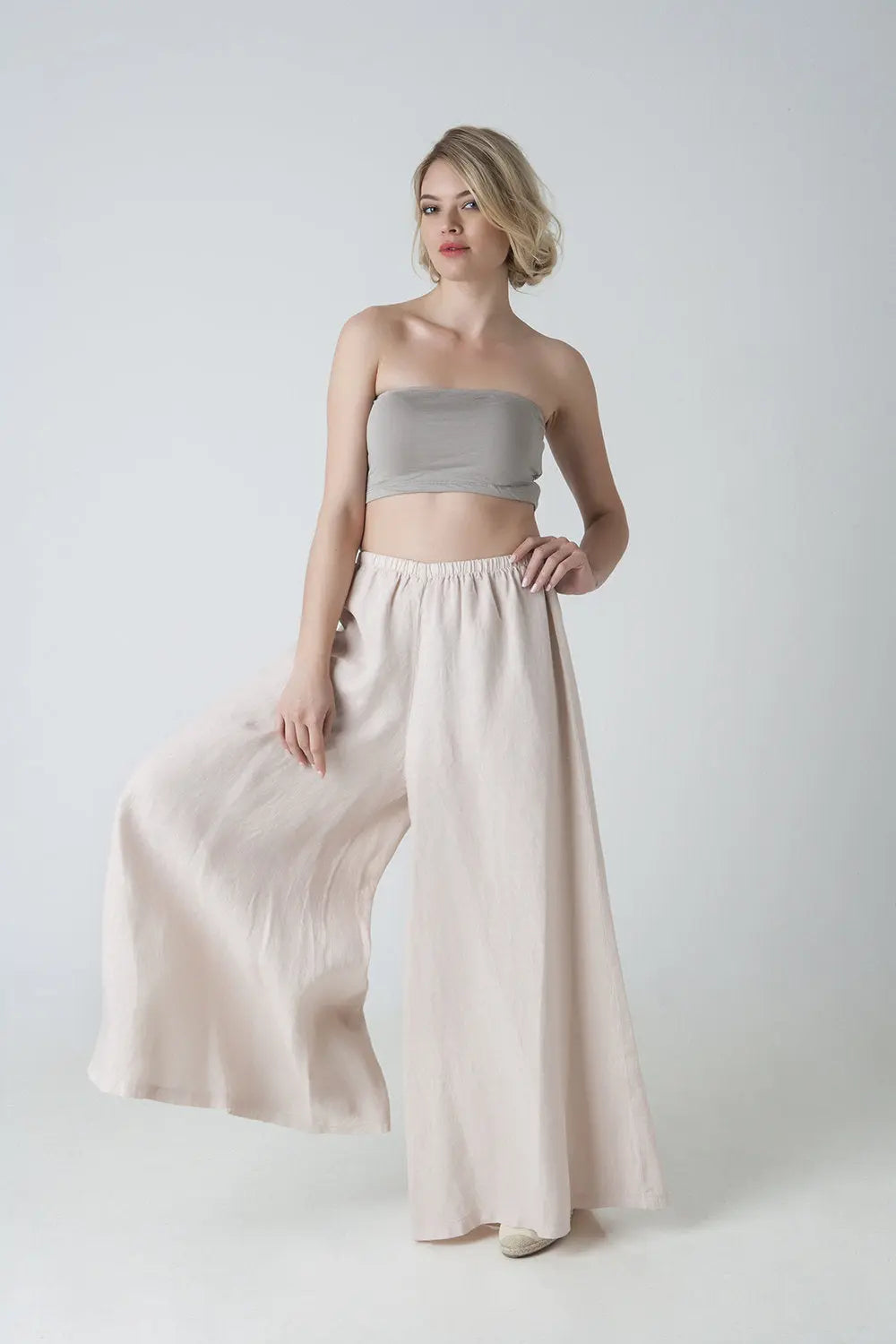 Palazzo Linen Pants NIMAconcept