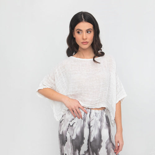 Anna Linen Gaze Top NIMAconcept