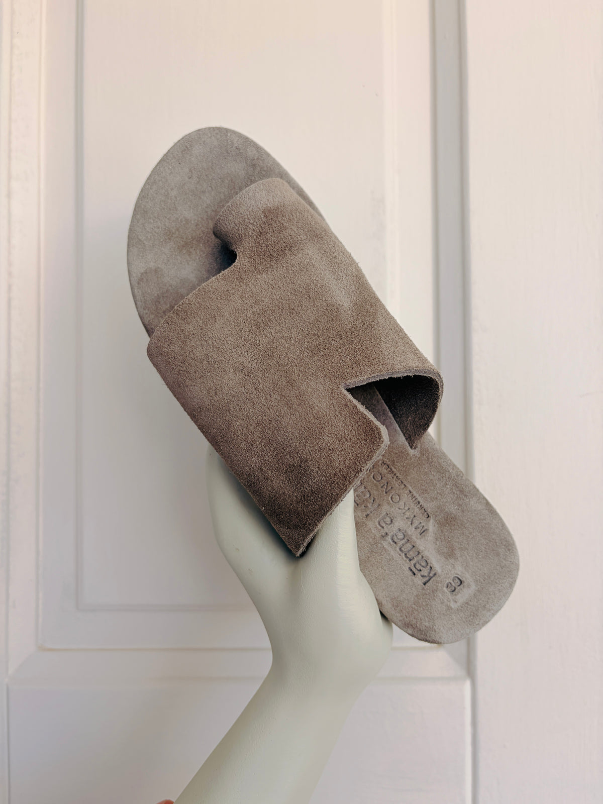 Anasa Suede Sandals