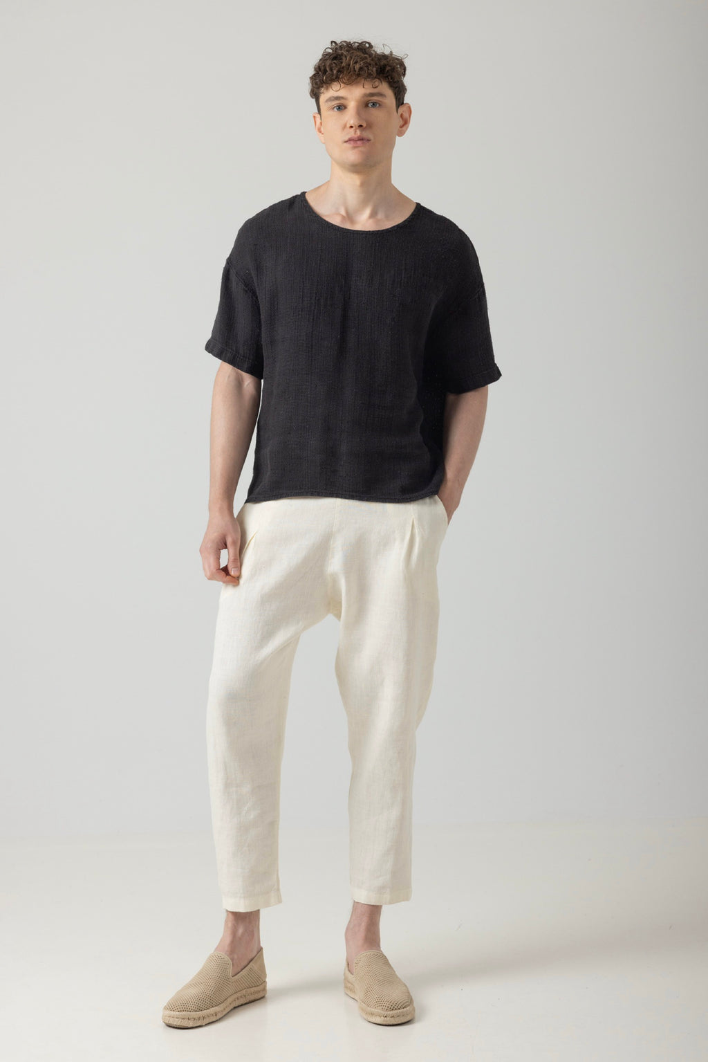 Dorano Knitted Linen Blouse
