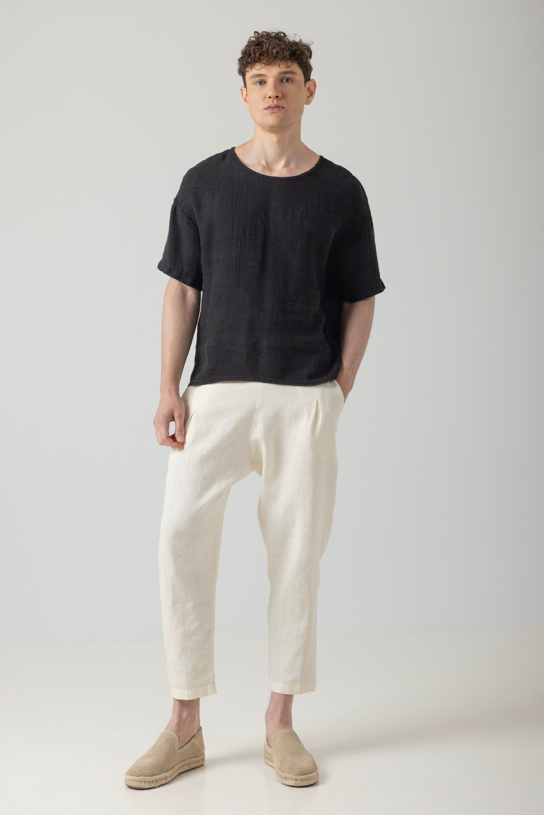Dorano Knitted Linen Blouse