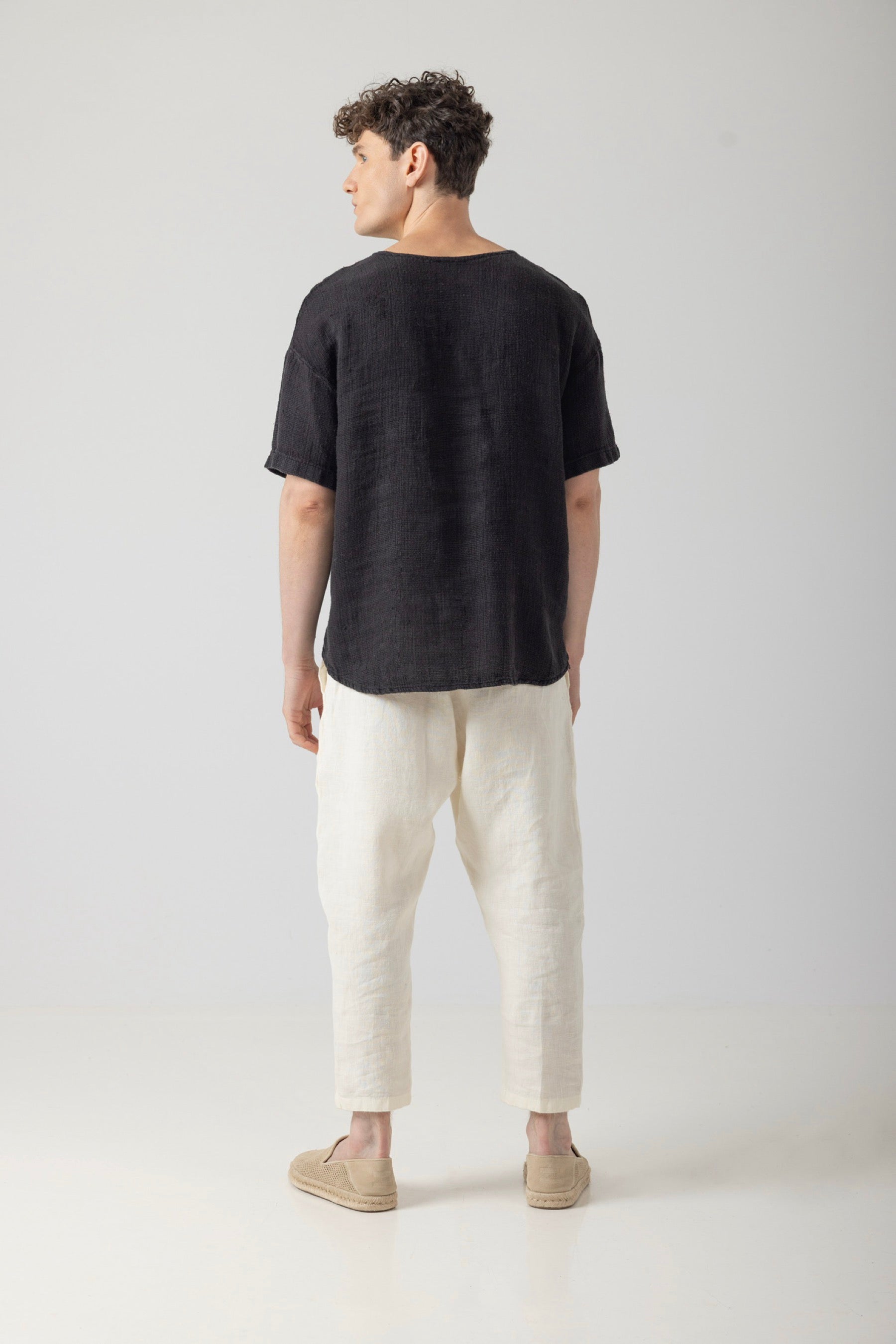 Dorano Knitted Linen Blouse