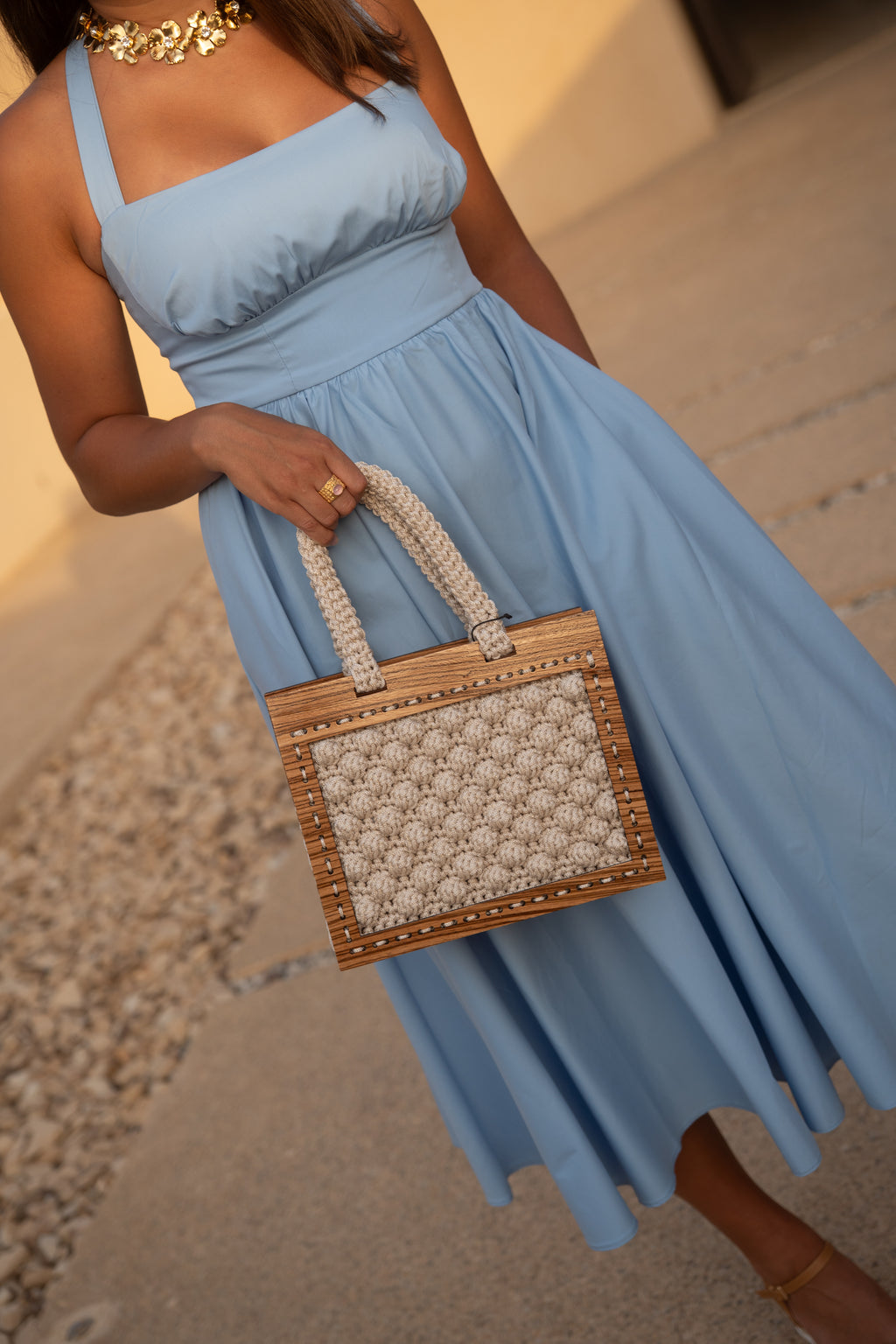 Armonia Crochet Tote Bag