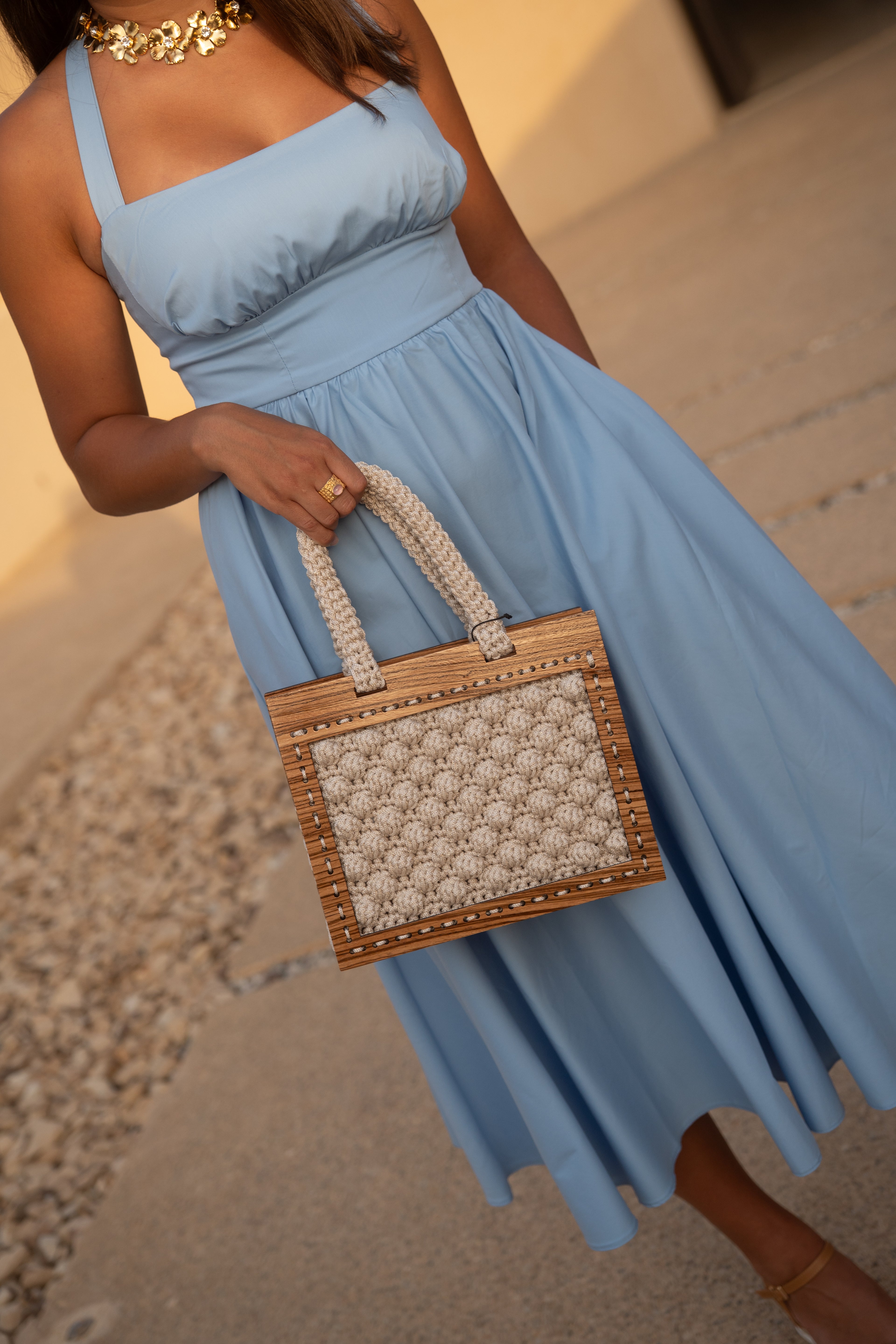 Armonia Crochet Tote Bag