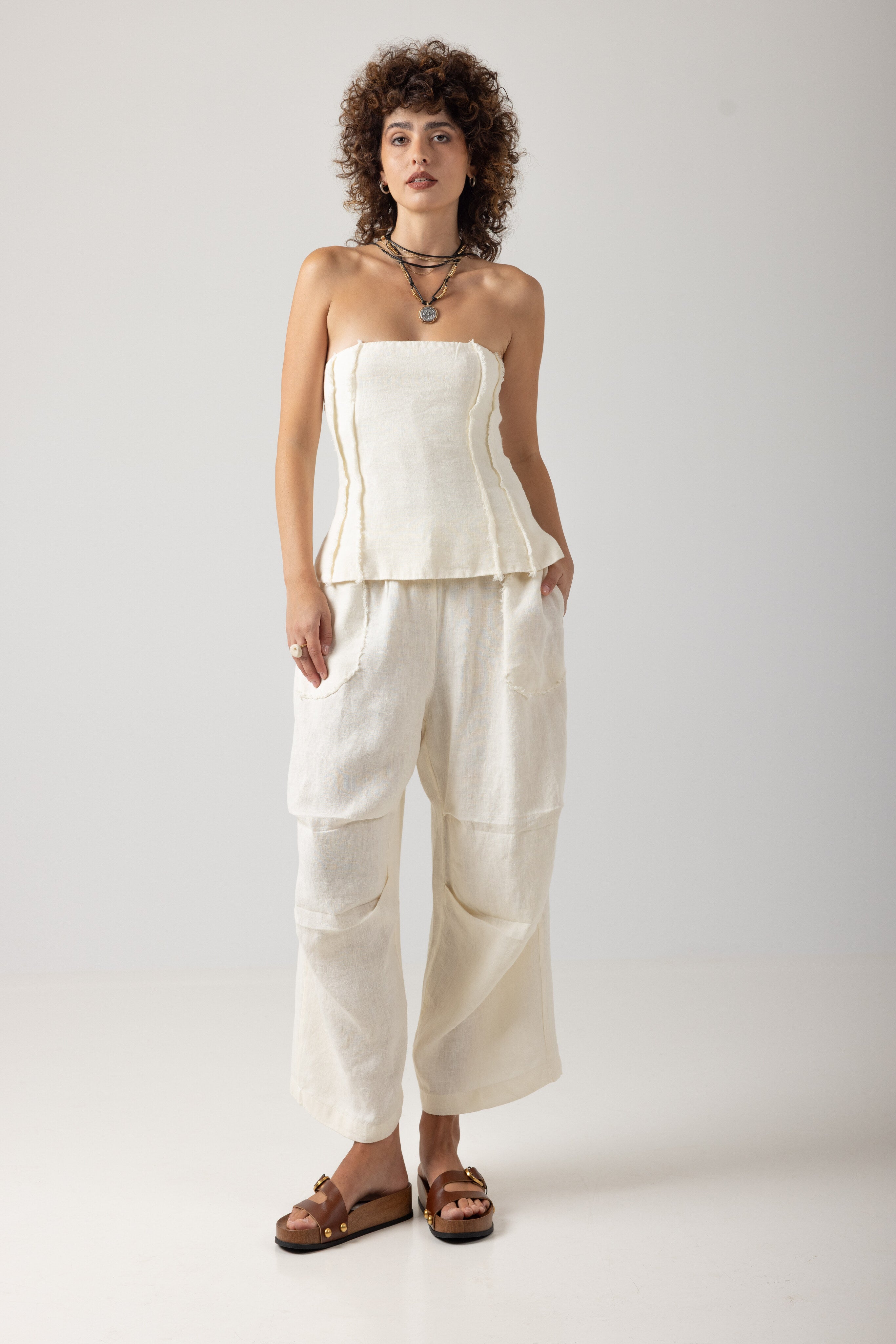 Francesca Linen Top NIMAconcept