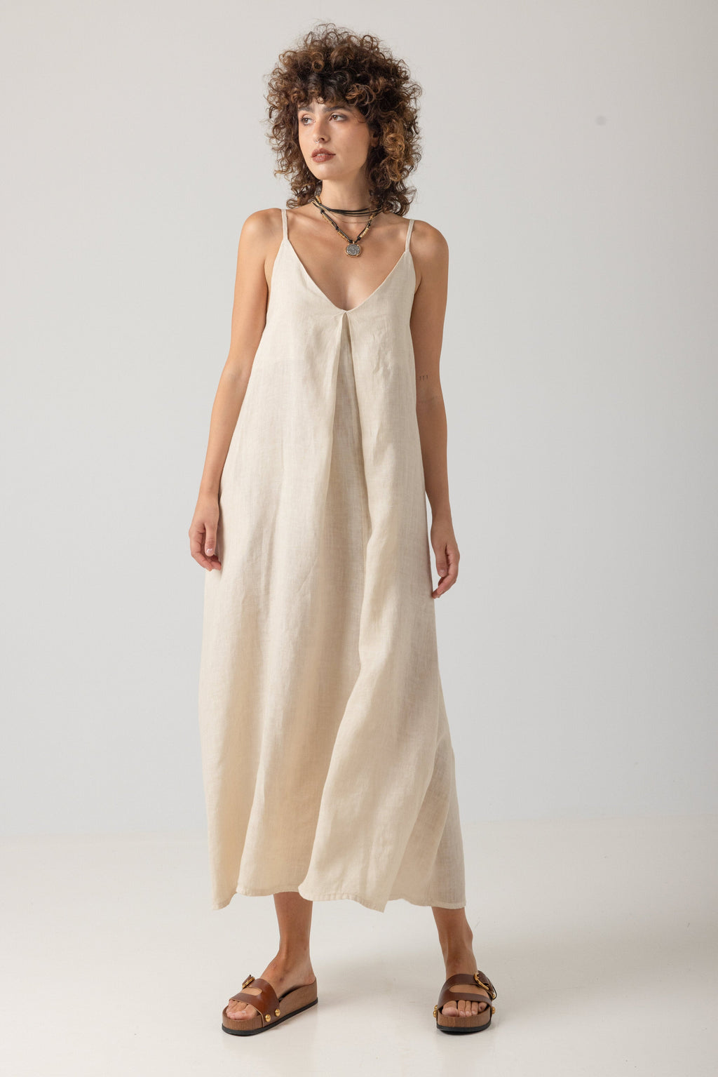 Giulia Linen Dress NIMAconcept