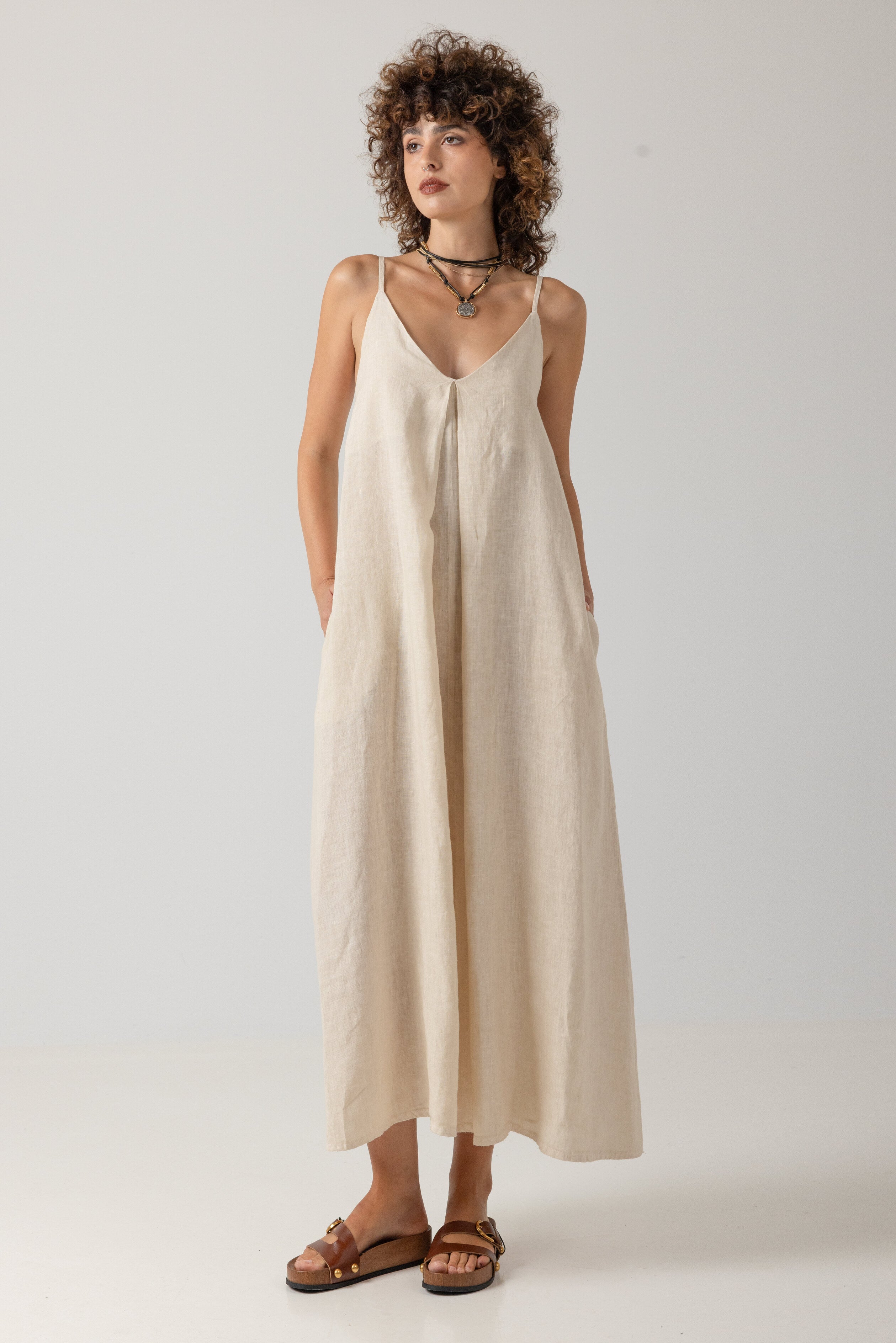 Giulia Linen Dress NIMAconcept