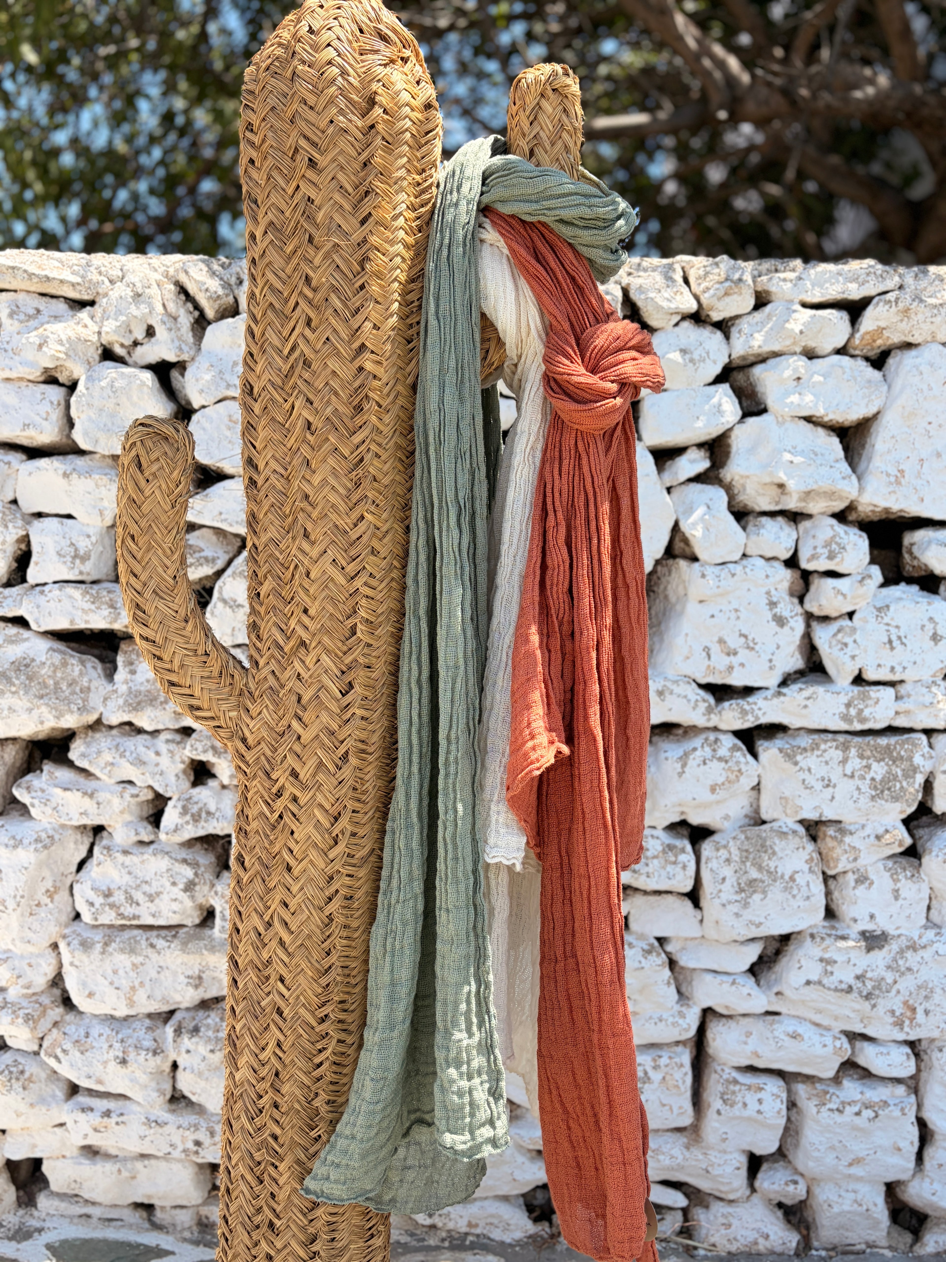 Knitted Linen Scarf