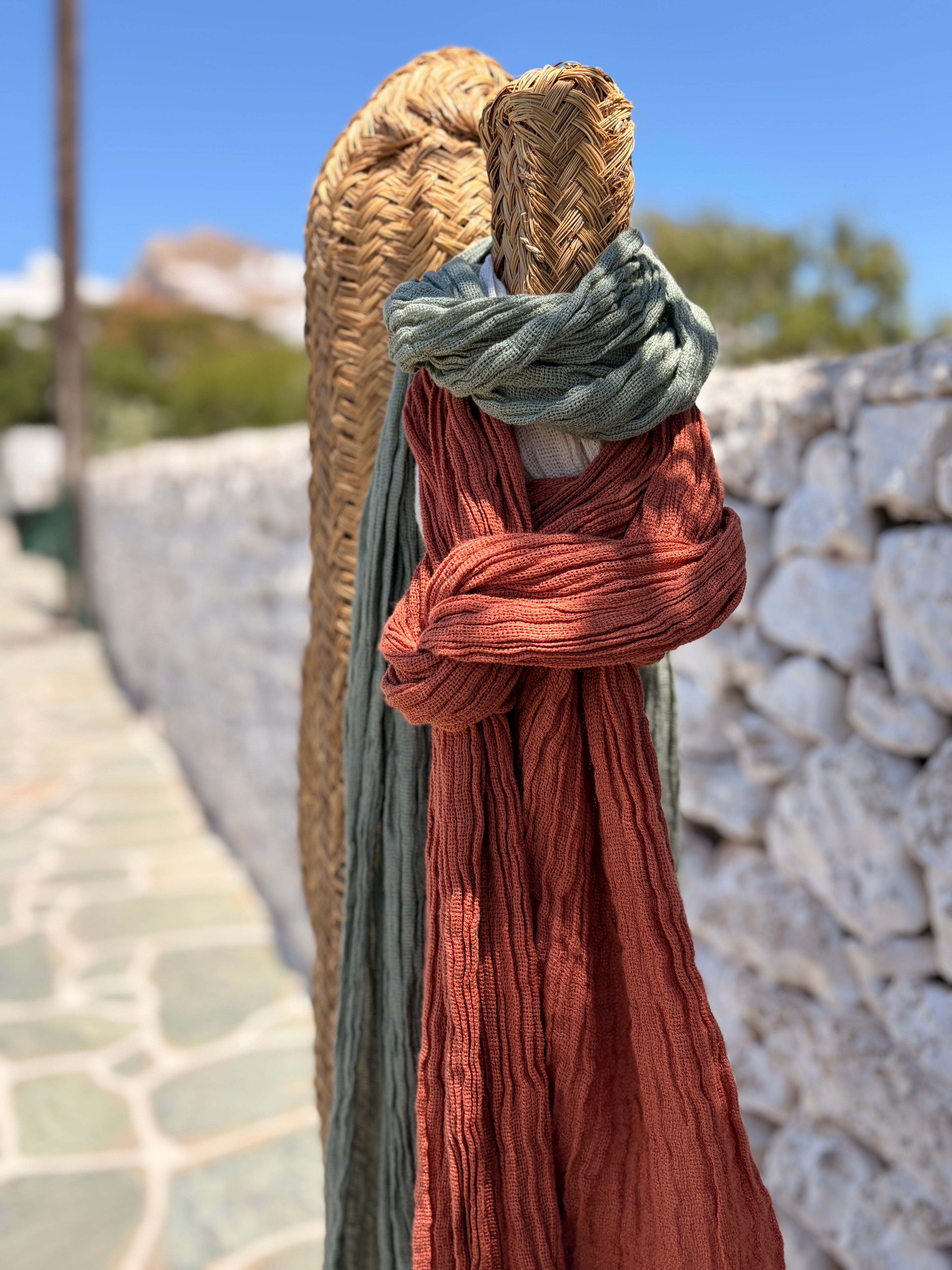 Knitted Linen Scarf