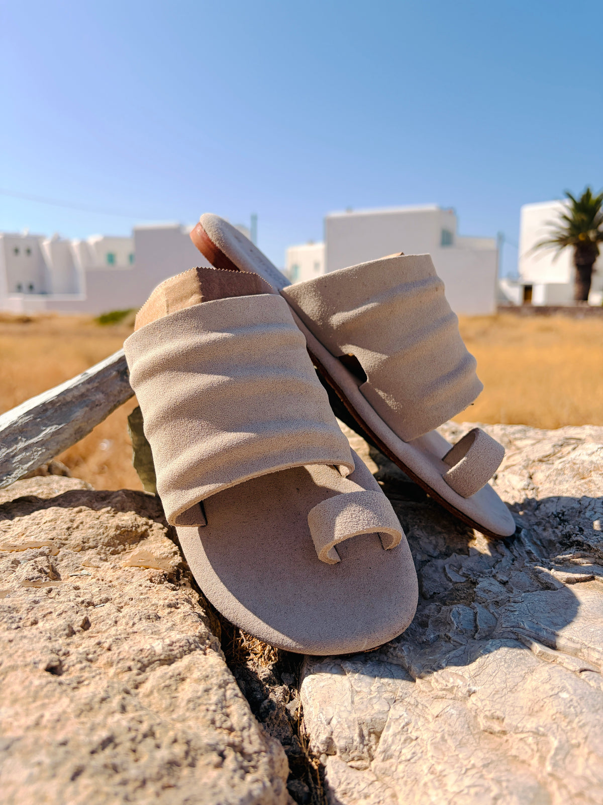Kyma Suede Sandals