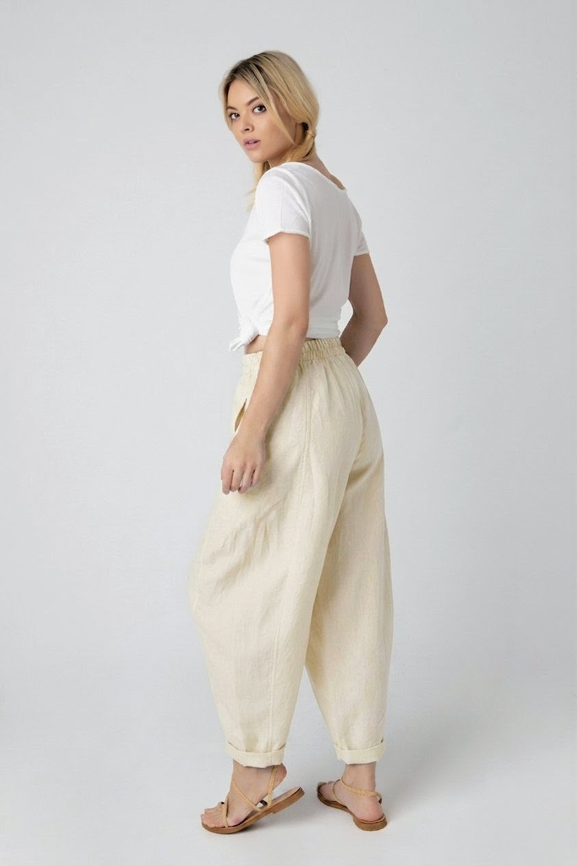 Ankle Linen Pants