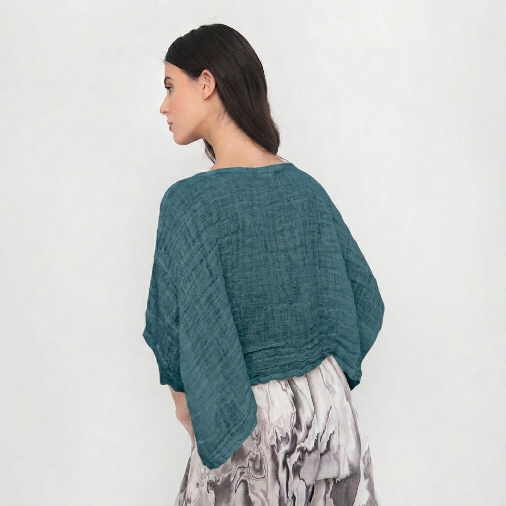 Anna Linen Gaze Top NIMAconcept