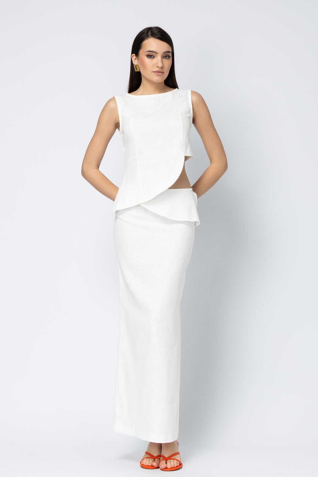 Elise Linen Skirt