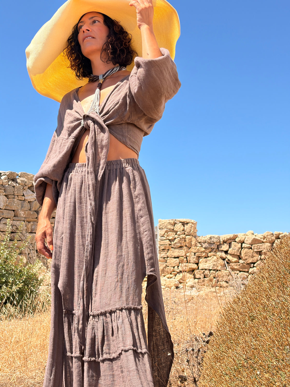 Gaia Linen Skirt