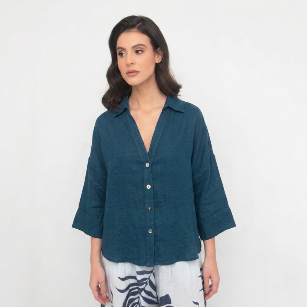Magda Linen Shirt NIMAconcept