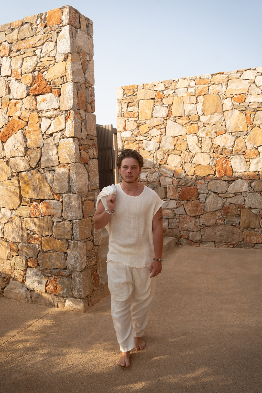 Ronaldo Linen Tank Top