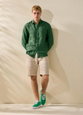 Classic Collar Linen Shirt