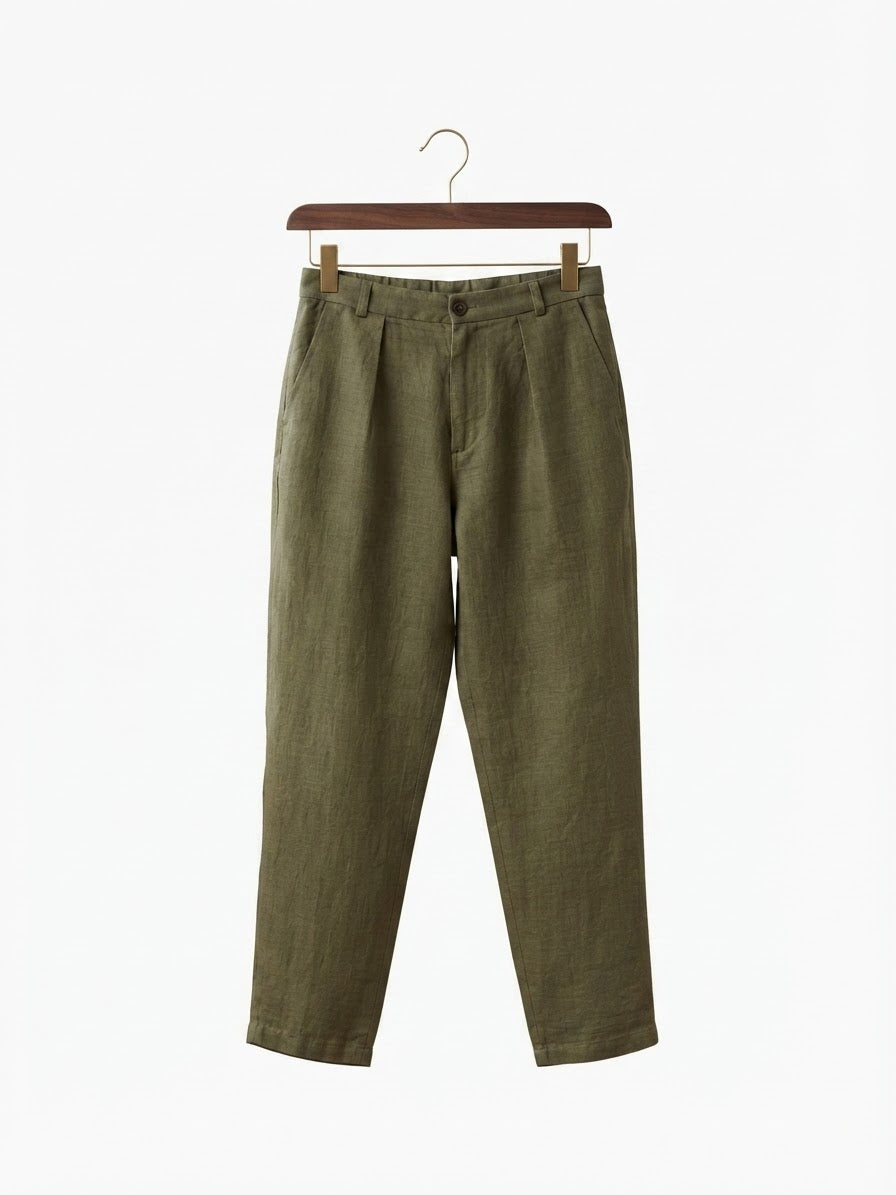 Woven Linen Pants